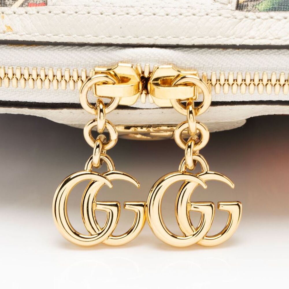 Gucci GG Supreme Flora Ophidia Dome Small Shoulder Bag - Picture 10 of 13
